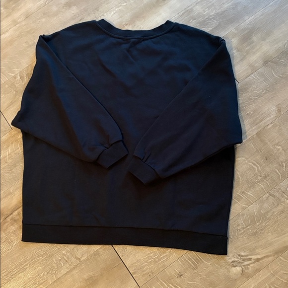 Jackson Rowe Black V Neck Sweater Oversized Women’s Medium - Picture 8 of 8